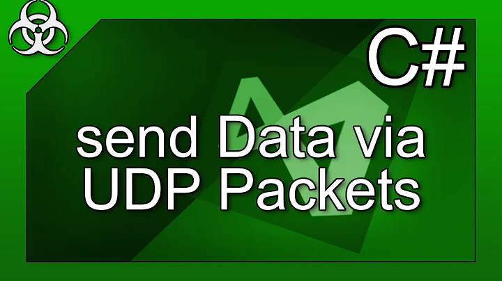How to send Data via UDP packets in C# Tutorial