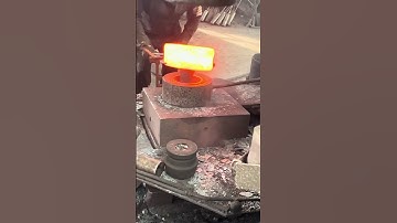 Make in China Watching a Ring Rolling Machine Thin an Iron Block is Satisfying! #process #machine