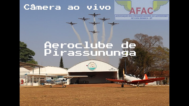 Live Câmera Ao vivo do Aeroclube de Pirassununga SP