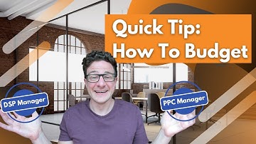 Quick Tip: How To Budget Amazon PPC Advanced Amazon PPC Tutorial