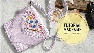 Macrame bag Tutorial. Macrame shoulder bag. (Part 1). Макраме сумка мастер-класс (Часть 1)