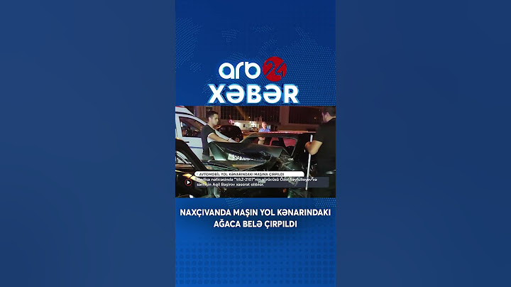 Naxçıvanda maşın ağaca çırpılıb: 2 nəfər dərhal xəstəxanaya yerləşdirilib #shorts