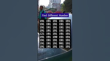 5 Seconds For You To Spot . Try Your Skills  #brainteaser #search #find #puzzle