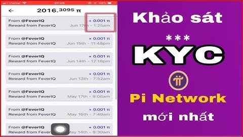 Khảo sát KYC pi network mới nhất nhận pi | cách điền khảo sát | PI NETWORK VIỆT NAM