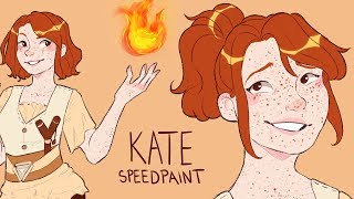 Speedpaint • Kate Reference sheet