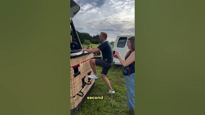 How to get into a hot air balloon