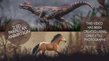 2.5D Parallax Animation | Parallax Animation with Scale Model Figures | Jurassic | Canon EOS R