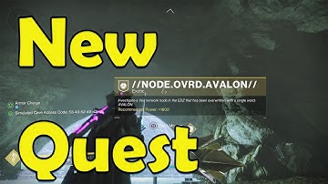 How to Start the vexcalibur exotic quest. node.ovrd.avalon.