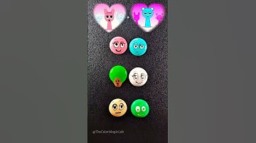 Sprunki - Mixing Colors! Guess the mixed color ❓ #sprunki #colormixing #satisfying