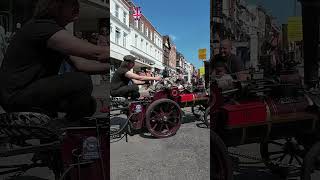 Savage Steam Tractor Going Up The Highstreet
