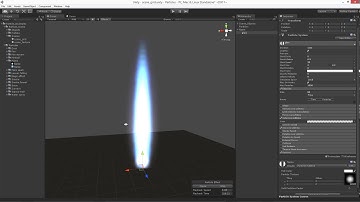 unity 3D particles flame 2