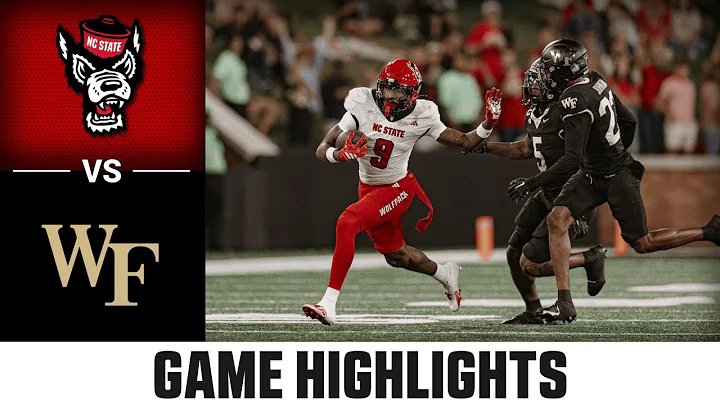 NC State Wolfpack vs. Wake Forest Demon Deacons Game Highlights | 2025 ACC Football