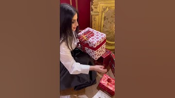 Putting presents under the tree #christmas #shorts #youtubeshorts #trendingshorts #viralshorts