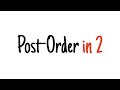 Post-order tree traversal in 2 minutes