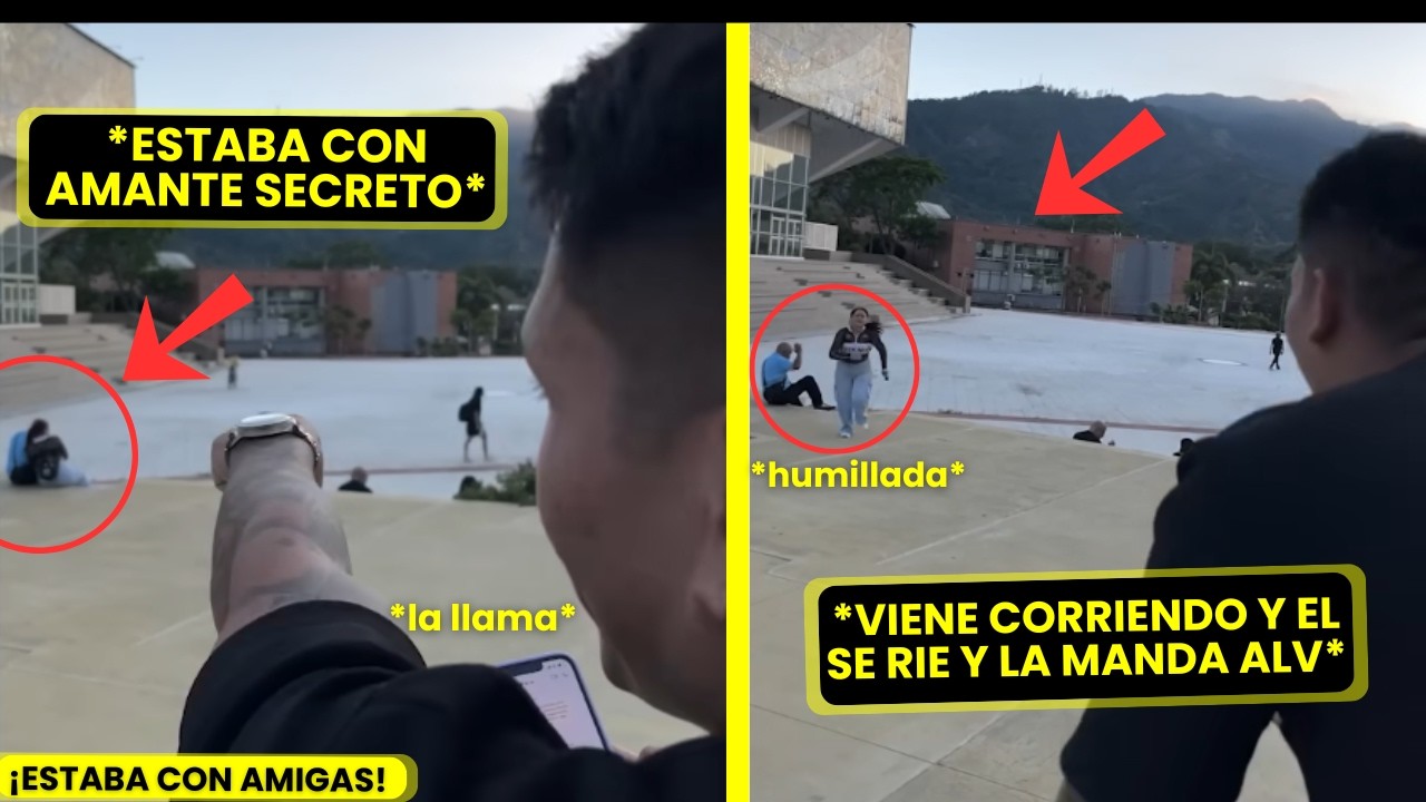🤣👉 VIDEOLLAMÓ a su MUJER cuando estaba con OTRO HOMBRE y ella misma SE HUMILLÓ..