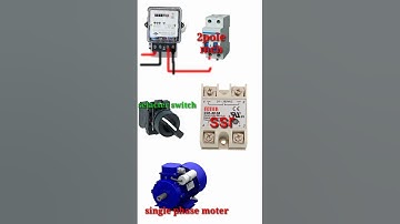 single phase moter (SSR) solid state relay #shorts #ssr