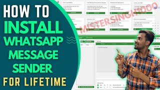 How to Install #WhatsApp Message #Sender #Software In #Laptop/Computer (Full Tutorial in Hindi 2023) screenshot 1