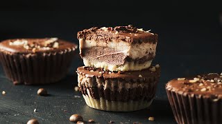 No sugar. Banana Chocolate Mini Cheesecake without baking.