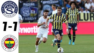 Slovacko 1 - 1 Fenerbahçe MAÇ ÖZETİ I Avrupa Ligi