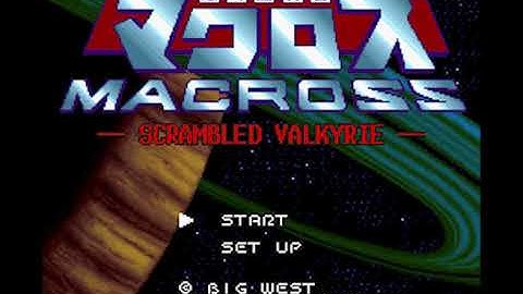 Intro-Demo - Choujikuu Yousai Macross: Scrambled Valkyrie (Japan, SNES)