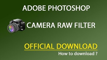 How to Download And install camera raw filter in photoshop cc - cs6 - Link