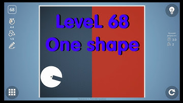Brain It On! Level 68 ♕ One shape ♕