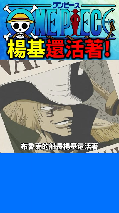 布魯克前船長還活著！#海賊王 #航海王 #動漫 #onepiece #漫畫