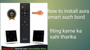 aura smart switches WiFi switch Alexa Google connect switches touch switches  remot control switches