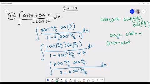 Chapter 7 - Integration Class 12: Exemplar problems (Part 134)