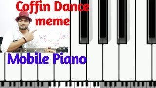 How to Play Coffin Dance meme on mobile Piano | Astronomia || Piano app |#melodywithshubhra screenshot 2