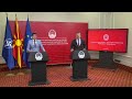 Прес-конференција на портпаролите на Владата, Душко Арсовски и Муамет Хоџа