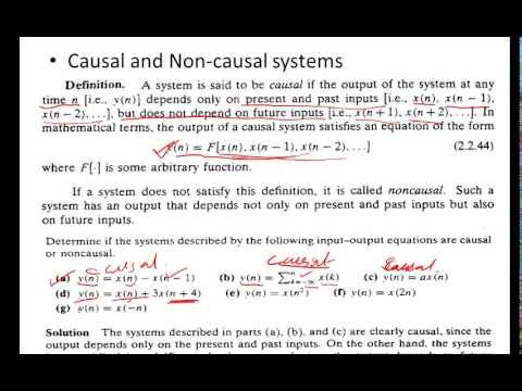 non causal system definition