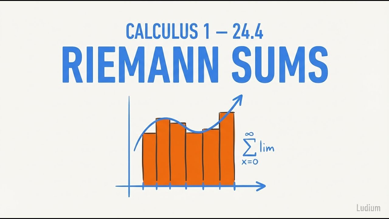 Calculus 1 — 24.4: Evaluating Riemann Sums Step-by-Step