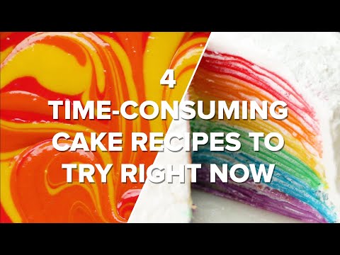 4 Time-consuming Cake Recipes To Try Right Now  Tasty Recipes