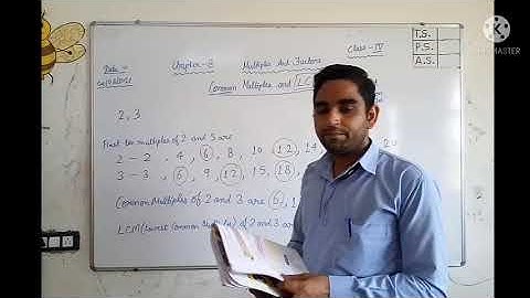 Class 4 : Maths: Chapter 8 : Multiples and Factors