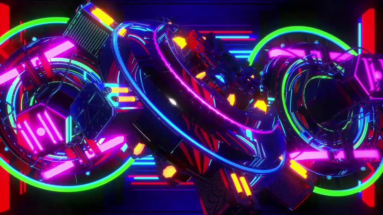 FREE VJ Cosmic Multicolor Abstract, animation, arena, backdrop, blinking light, club, led screen
