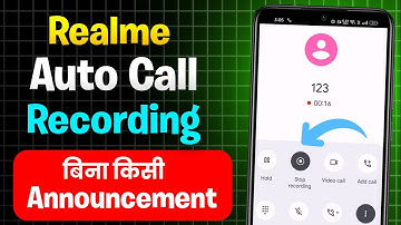 Realme Auto Call Recording Setting | Realme Call Recording Without Announcement 2024