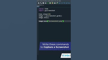 Take A Screenshot Using Python | How To Take Screenshots Using Python | #Shorts | SimpliCode