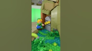 LEGO Zelda: Ocarina of Time Easter Eggs in the LEGO Great Deku Tree
