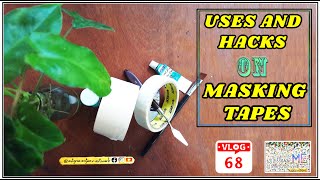 Tips and hacks on masking tape| all an artist need to know | Artless me |Malayalam