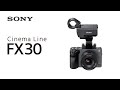 Introducing cinema line fx30  sony  