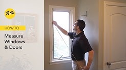 How to Measure Your Windows & Doors