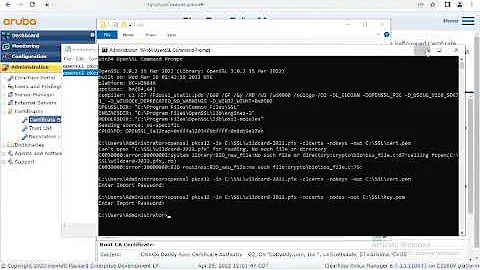 HTTPS SSL Certificate on ClearPass-The Path of Least Resistance