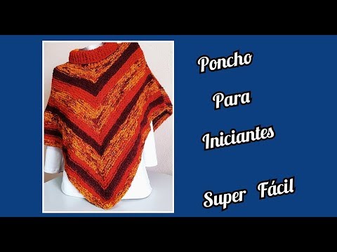 Vídeo: Como Tricotar Um Poncho