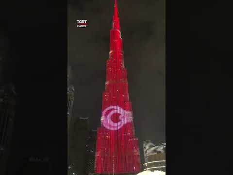 Kırmızı Beyaza Bürünen Burj Khalifa'da İstiklal Marşı: BAE Kritik Ziyarete Hazır 🇹🇷