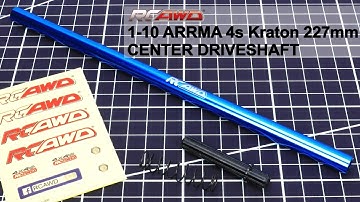 RCAWD Arrma Kraton 4S upgrades center driveshaft -lightweight, tough and durable