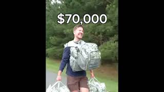 Mr beast running with more and more money   Made with Clipchamp