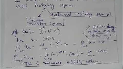 oscillating sequences