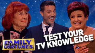 Gino D'Acampo TESTS your TV & Music knowledge! | Family Fortunes 2021