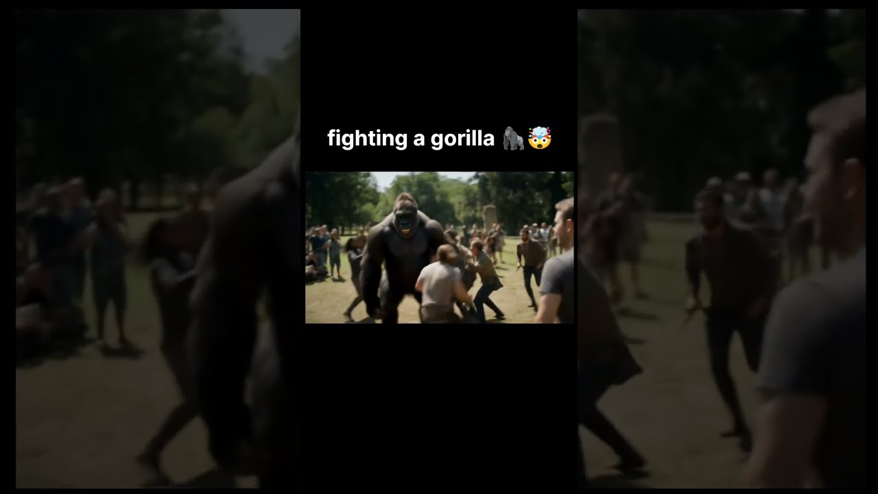 Impossible Challenge Fighting A Gorilla Ai Veo3